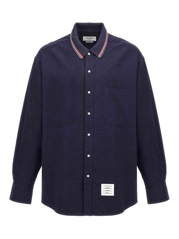THOM BROWNE: Hemden - Hemd - Blau