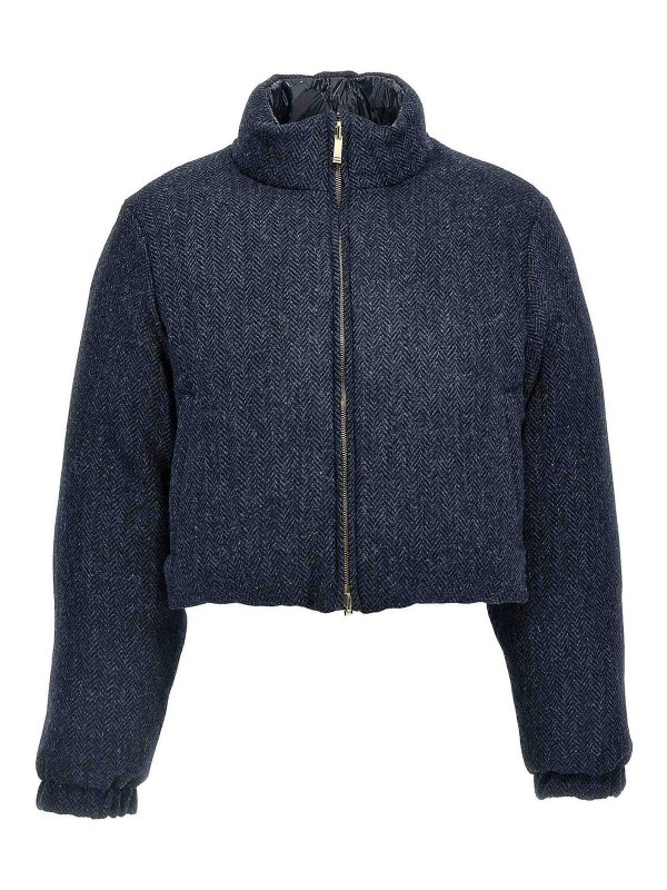 THOM BROWNE: padded jackets - Reversible Down Jacket