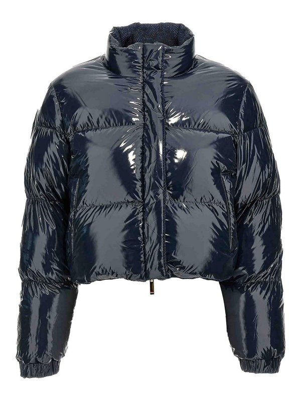 THOM BROWNE: padded jackets online - Reversible Down Jacket