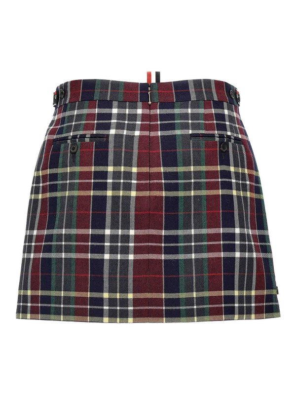 THOM BROWNE: Knee length skirts & Midi online - Tartan Twill Skirt