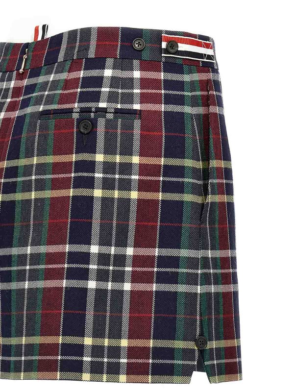 Tartan Twill Skirt shop online: THOM BROWNE
