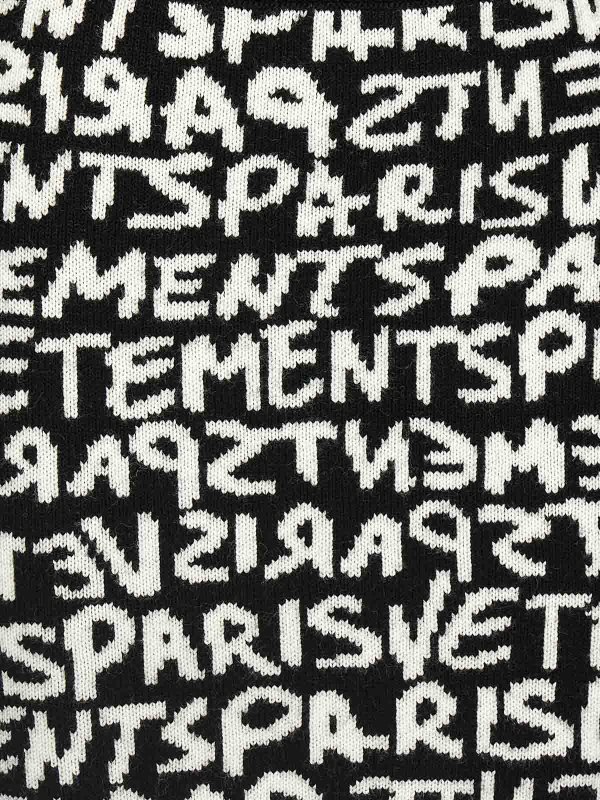 Paris Monogram Mini Skirt shop online: VETEMENTS