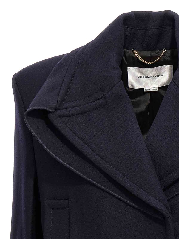 The Best Shops VICTORIA BECKHAM: cappotti corti - Cappotto con spalle appuntite