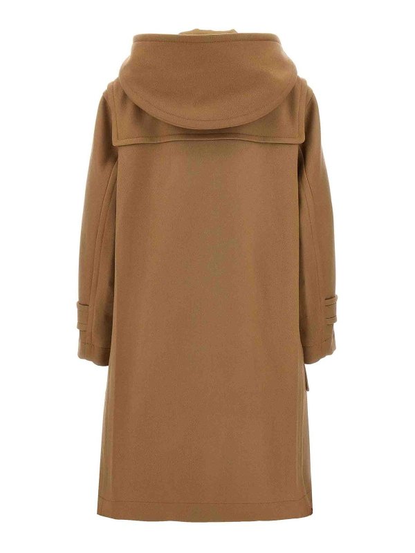VICTORIA BECKHAM: short coats online - Oversized Duffle Coat