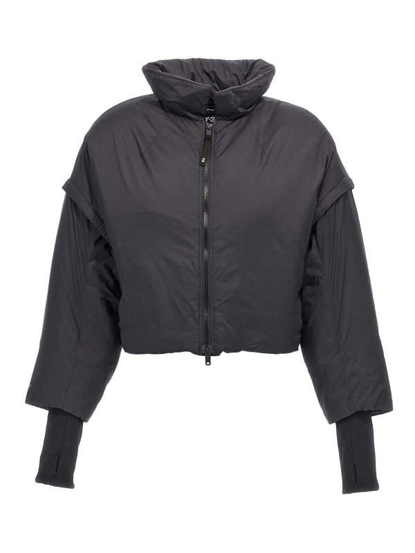 Y-3: Vestes-rembourrees - Blazer - Noir