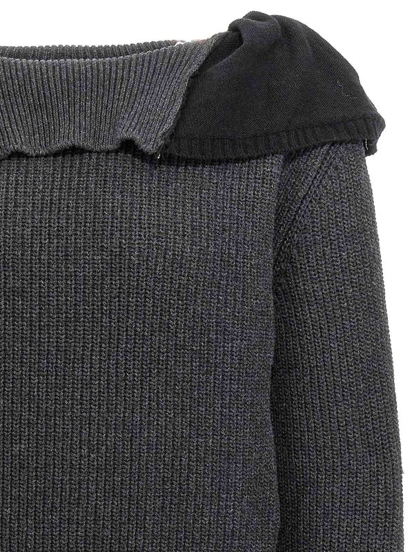 Zip Insert High Neck Sweater shop online: Y/PROJECT