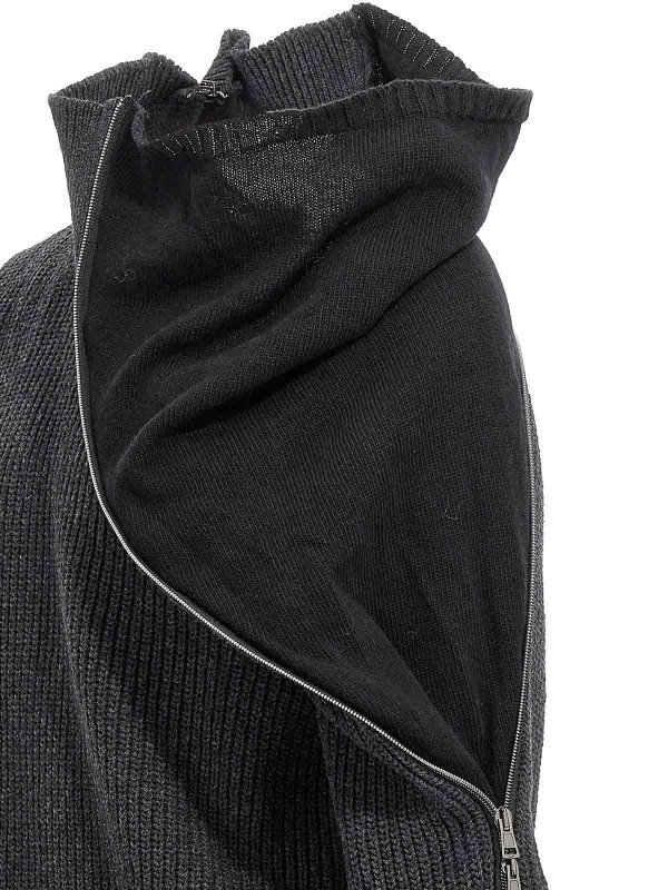 Y/PROJECT buy online Zip Insert High Neck Sweater