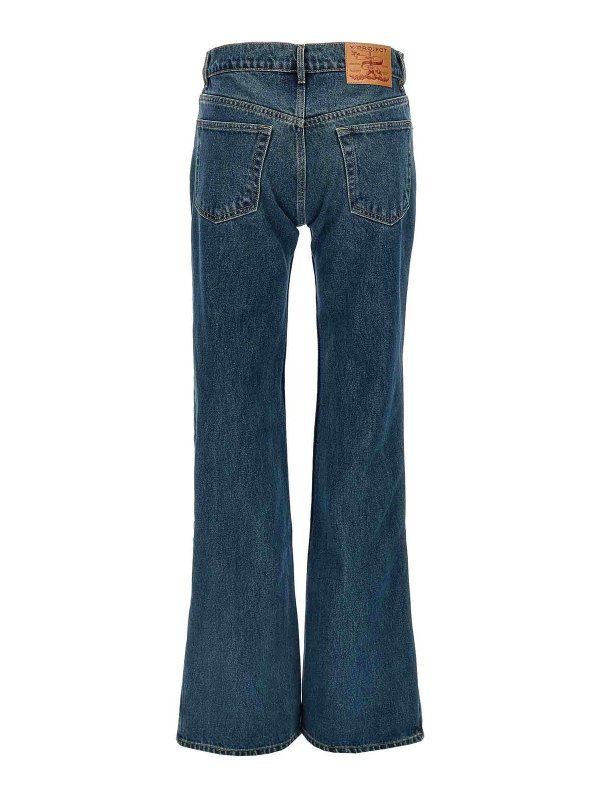 Y/PROJECT: bootcut jeans online - Evergreen Hook And Eye Jeans