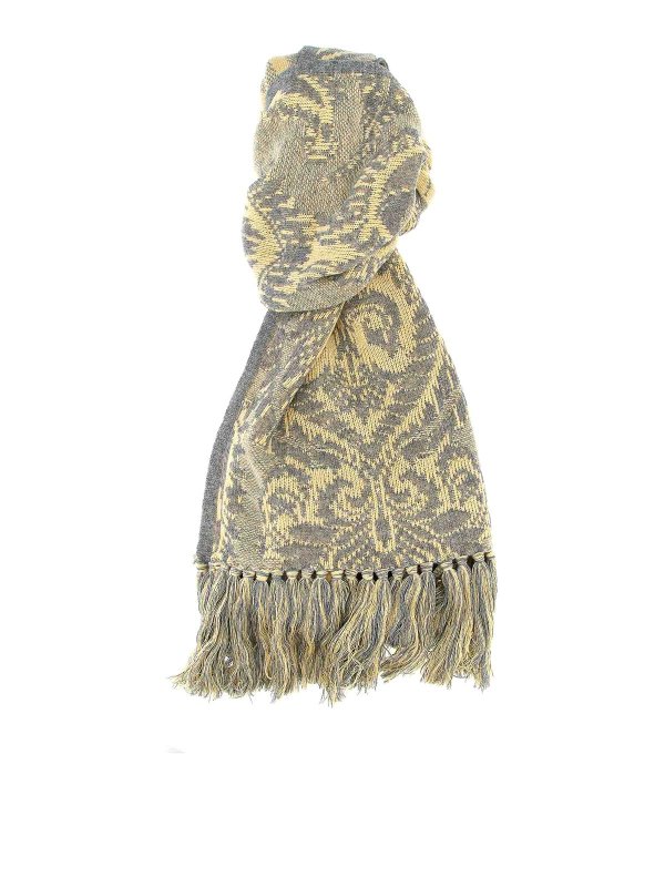 ETRO: scarves - Barocco Jacquard Scarf