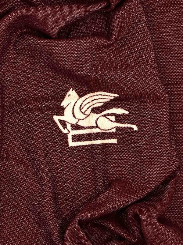 ETRO: Heim online - Decke - Dunkelrot