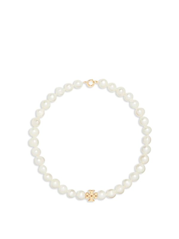 TORY BURCH: Collier - Colliers - Blanc