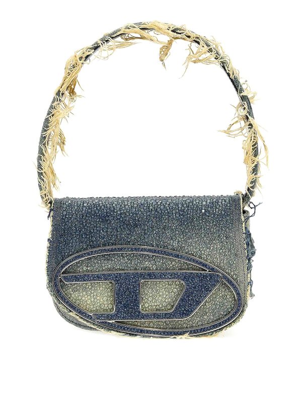 DIESEL: クロスボディバッグ - クロスボディバッグ - ライトブルー