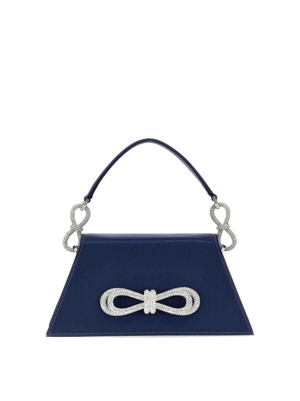 MACH & MACH: totes bags - Double Bow Handbag