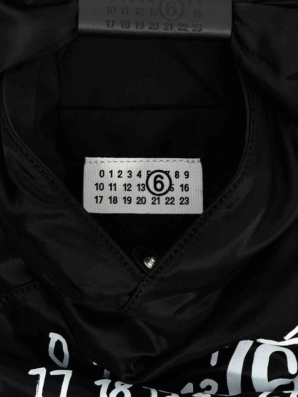 トートバッグ - 黒 shop online: MM6 MAISON MARGIELA