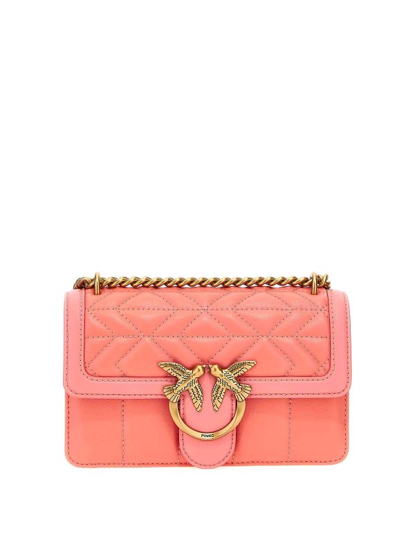 Pinko: クロスボディバッグ - クロスボディバッグ - ヌードカラー