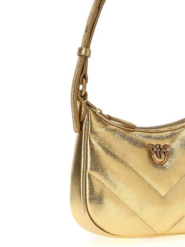 The Best Shops Pinko: Bolsas bandoleras - Bolsa Bandolera - Dorado