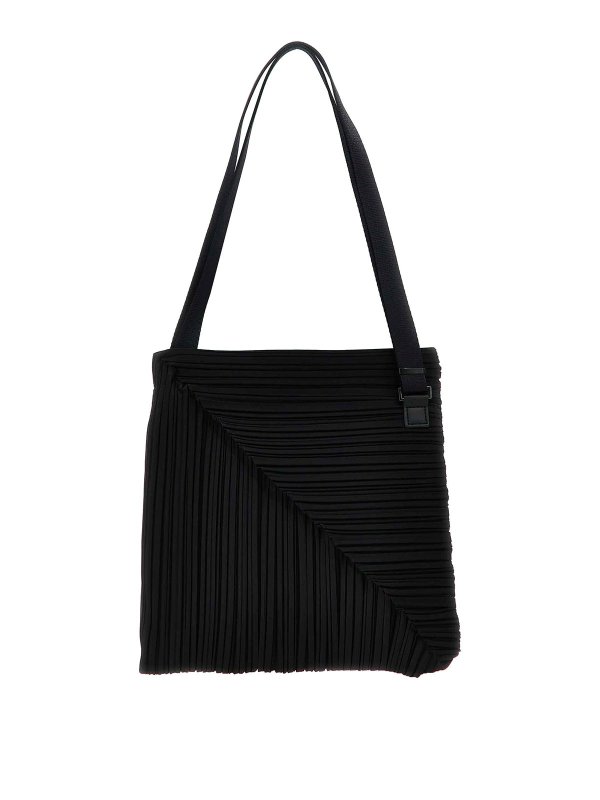 PLEATS PLEASE ISSEY MIYAKE: cross body bags - Diagonal Pleats Bag Shoulder Bag