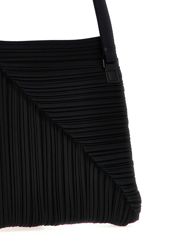 The Best Shops PLEATS PLEASE ISSEY MIYAKE: cross body bags - Diagonal Pleats Bag Shoulder Bag