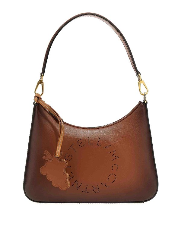 STELLA McCARTNEY: cross body bags - Openwork Logo Shoulder Bag
