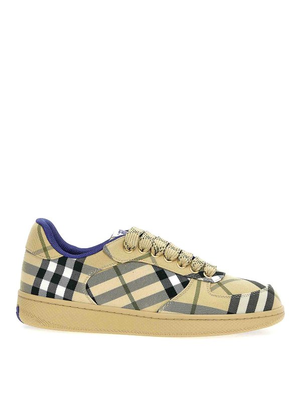 BURBERRY: trainers - Check Sneakers