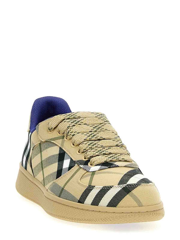 BURBERRY: trainers online - Check Sneakers