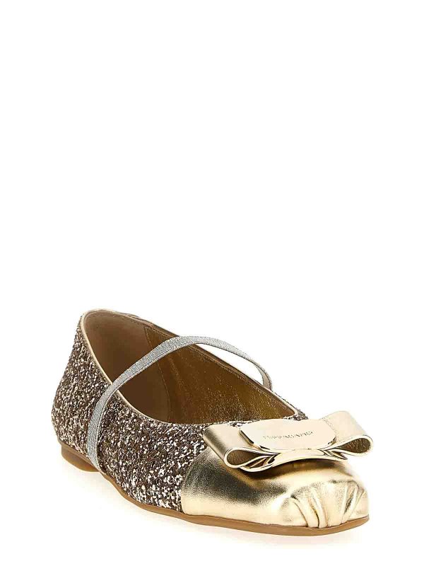 SALVATORE FERRAGAMO: flat shoes online - Zina Toe Ballet Flats