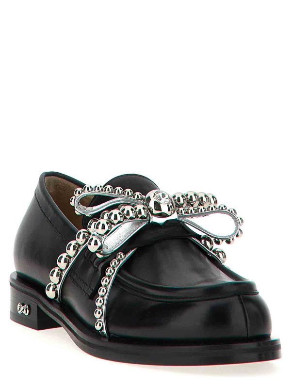 MACH & MACH: Loafers & Slippers online - Crystal Studs Loafers