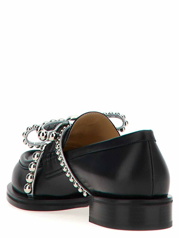 The Best Shops MACH & MACH: Loafers & Slippers - Crystal Studs Loafers