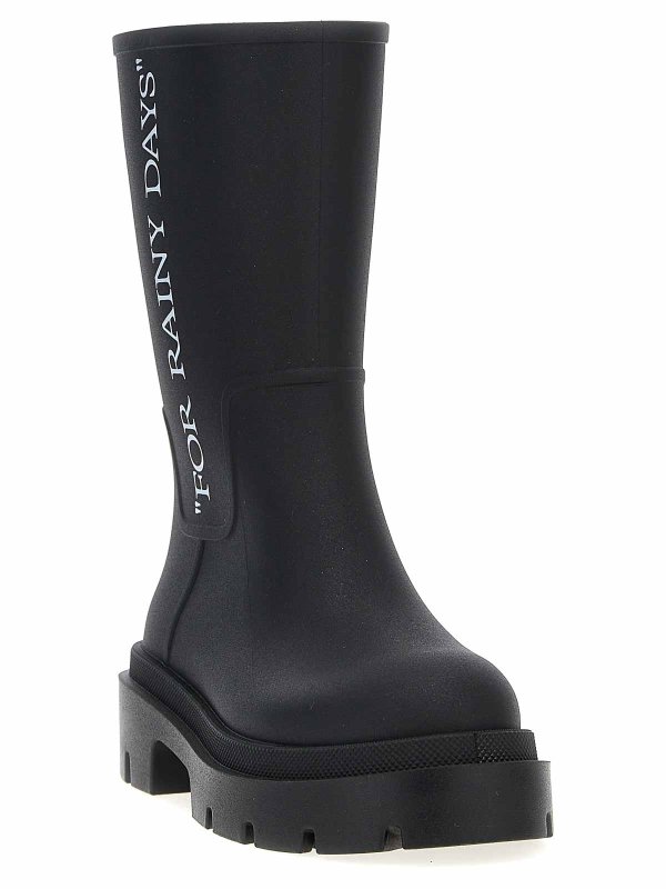 OFF-WHITE: stivali online - Riavvia Rainy Daisy Boots