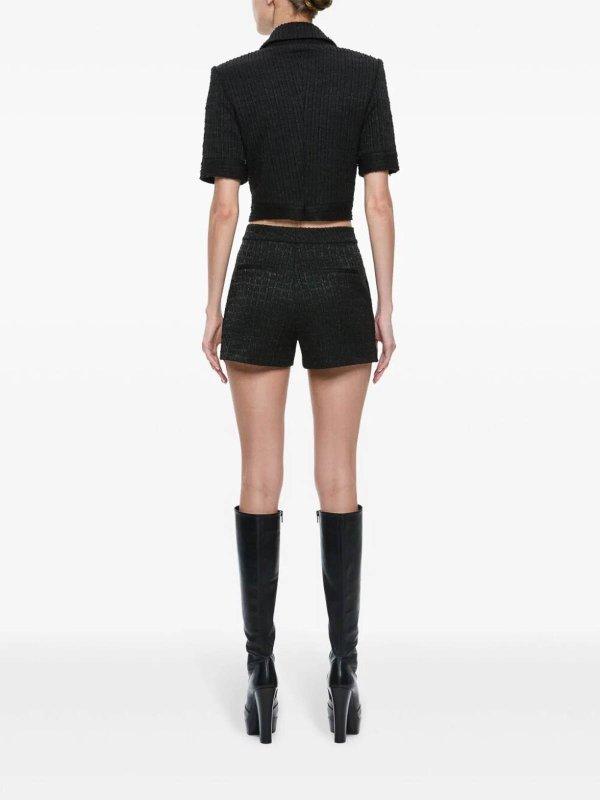 ショートパンツ - 黒 shop online: ALICE+OLIVIA