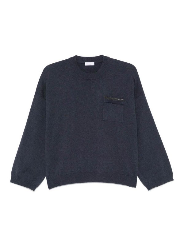 BRUNELLO CUCINELLI: crew necks - Crew Neck Sweater
