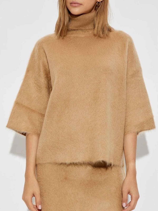 FABIANA FILIPPI: Col roulé & Col polo online - Pull Col Roulé - Beige