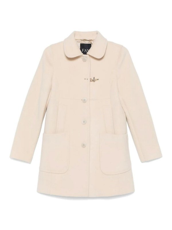 FAY: Kurze Mäntel - Kurzer Mantel - Weiß