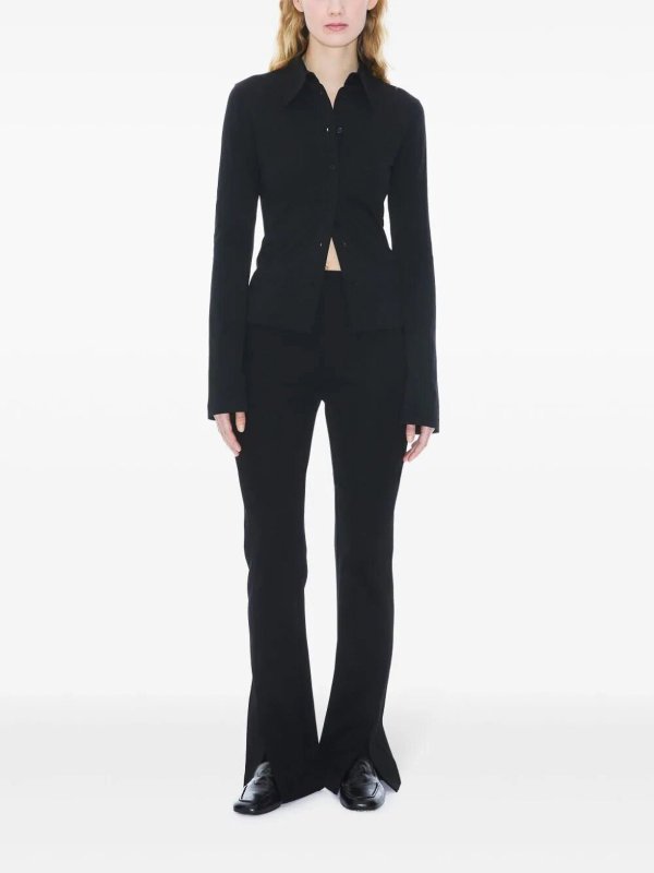 The Best Shops FILIPPA K: Trousers Shorts - Split Hem Jersey Trousers
