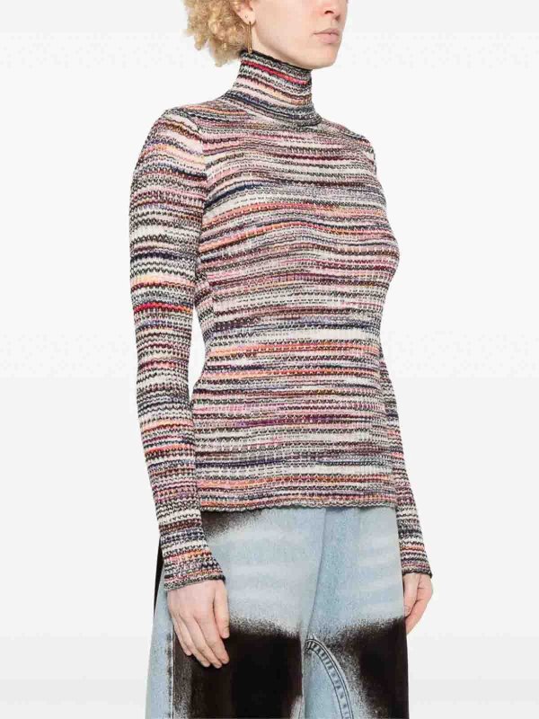 MISSONI: maglia collo rotondo online - Maglione a righe