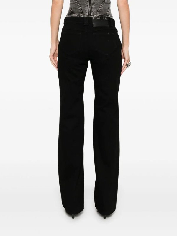 ブーツカットジーンズ - ブルー shop online: MUGLER