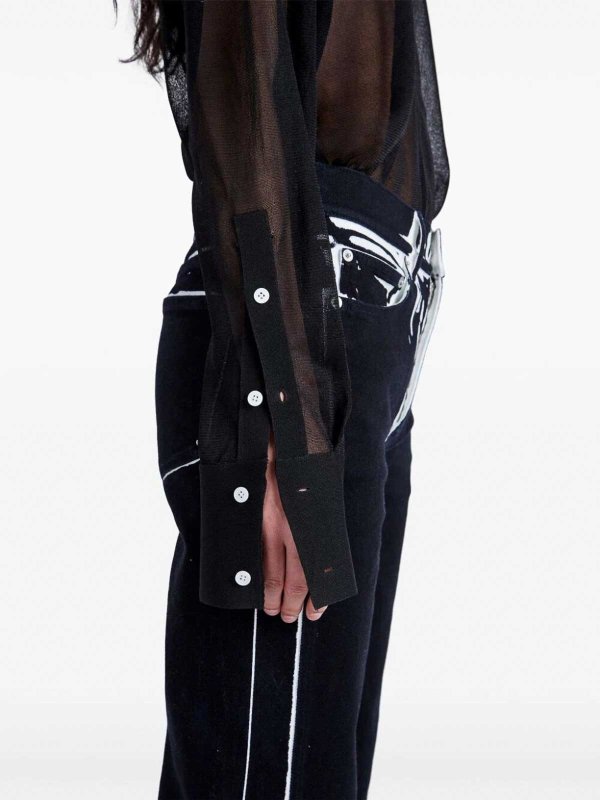 Proenza Schouler: Tops & Tank tops online - Smithson Top Organza Knit