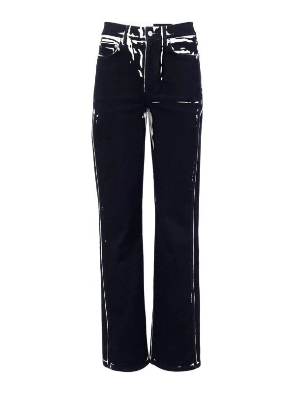 Proenza Schouler: Pantalones de cuero - Pantalones De Cuero - Negro