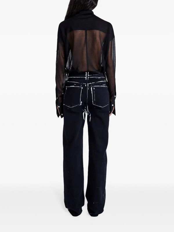 Pantalones De Cuero - Negro shop online: Proenza Schouler