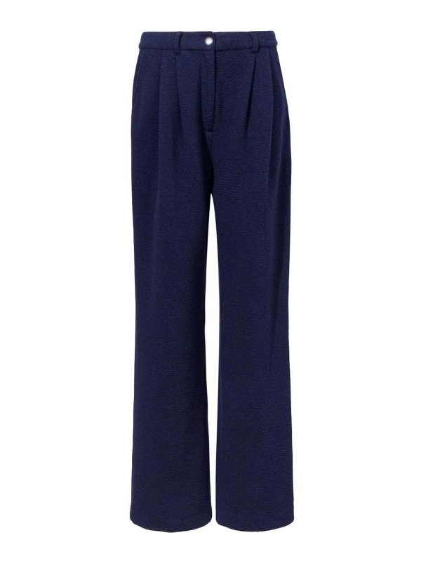 Proenza Schouler: カジュアルトラウザー - カジュアルパンツ - ブルー