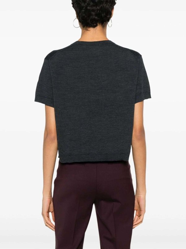 Rundhalspullover - Grau shop online: Theory