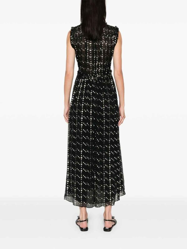 Maxi Robe - Noir shop online: ULLA JOHNSON