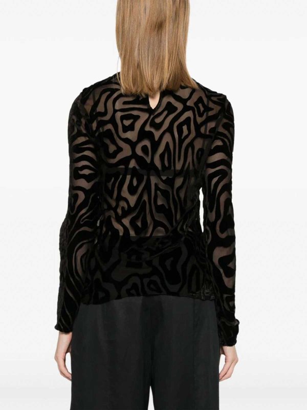 Blusa - Negro shop online: ULLA JOHNSON