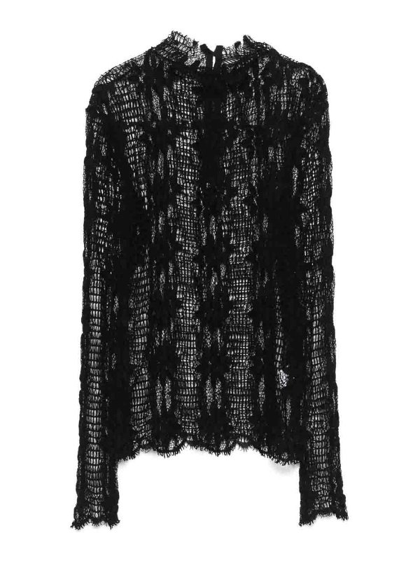 ULLA JOHNSON: Tops y camisetas sin mangas - Top - Negro