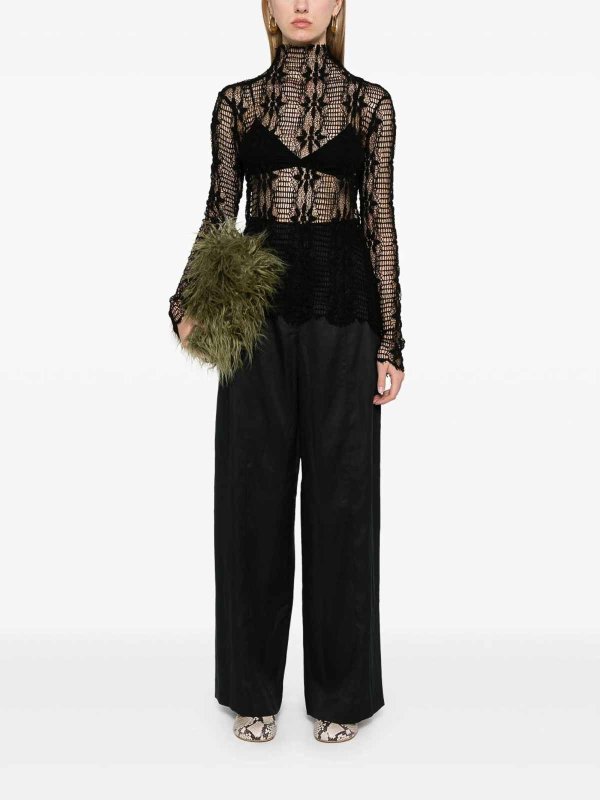 The Best Shops ULLA JOHNSON: Tops y camisetas sin mangas - Top - Negro