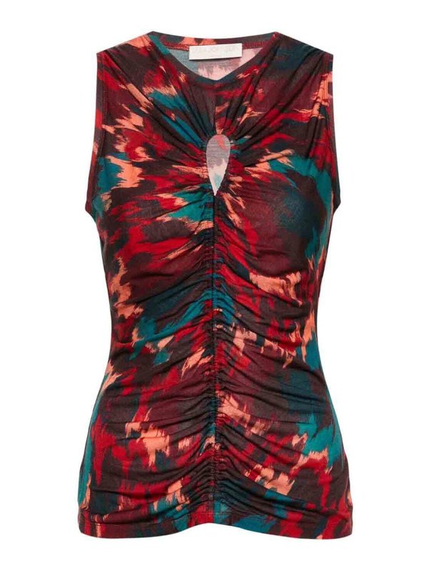 ULLA JOHNSON: トップス＆タンクトップ - トップ/タンクトップ - オレンジ