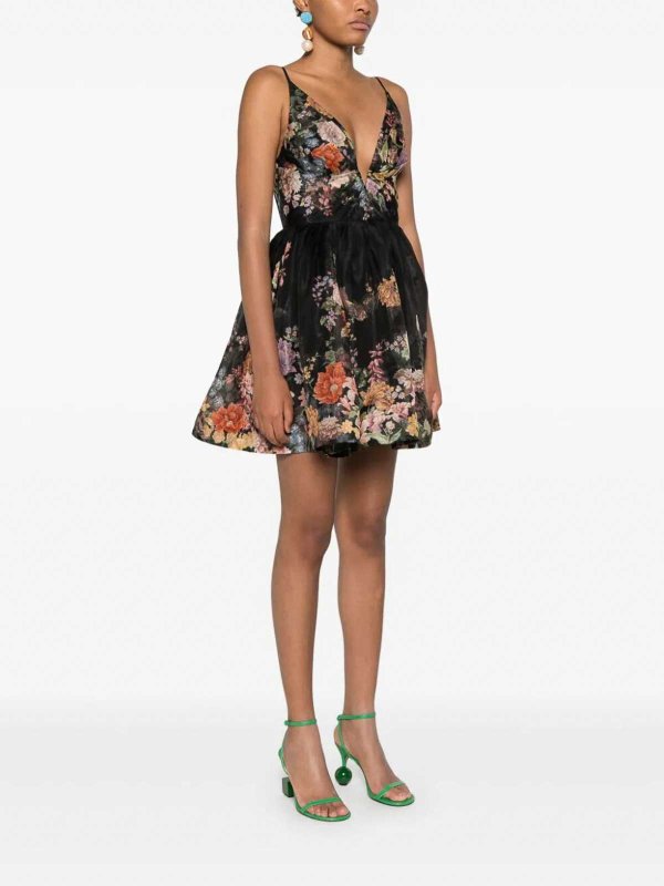 ZIMMERMANN: abiti lunghi online - Miniabito con scollo a V Pavilion