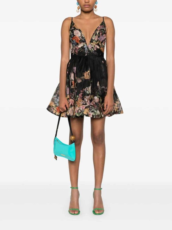 The Best Shops ZIMMERMANN: abiti lunghi - Miniabito con scollo a V Pavilion