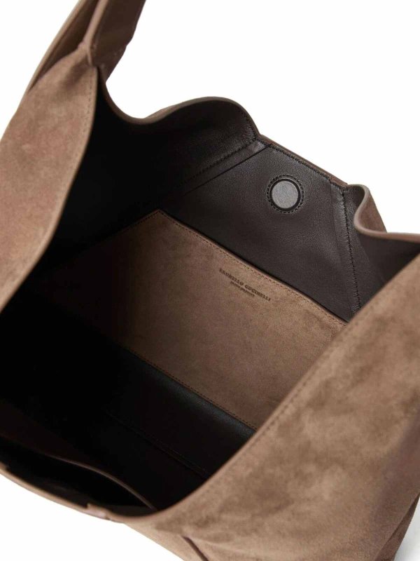 Schultertasche - Braun shop online: BRUNELLO CUCINELLI