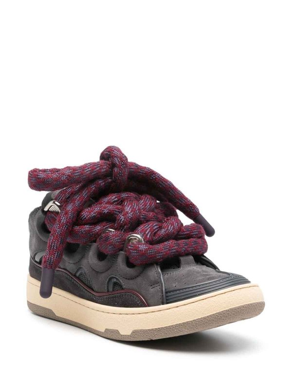 LANVIN: sneakers online - Sneakers Curb Con Lacci Snake